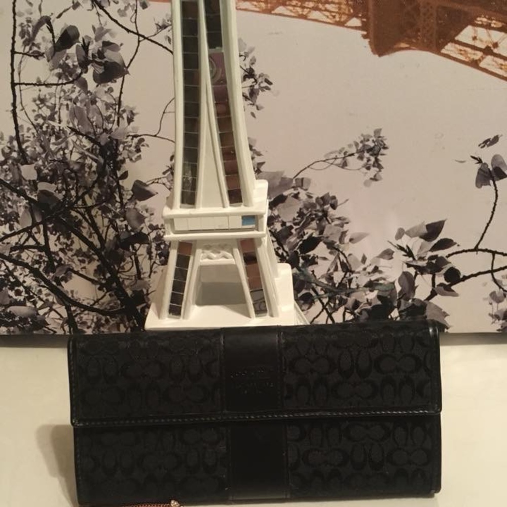 Authentic Coach Trifold Wallet